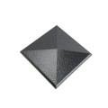 3.625" x 3.625" Neptune Style Vinyl Post Cap for Vinyl Fence and Railing (Antique Gray)
