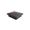 4" X 4" Neptune Style Vinyl Post Cap for Vinyl Fence and Railing (Antique Brown)