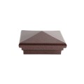 4" X 4" Neptune Style Vinyl Post Cap for Vinyl Fence and Railing (Antique Copper)