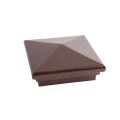4" X 4" Neptune Style Vinyl Post Cap for Vinyl Fence and Railing (Antique Copper)