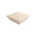 4" X 4" Neptune Style Vinyl Post Cap for Vinyl Fence and Railing (Beige)