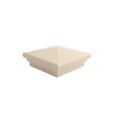 4" X 4" Neptune Style Vinyl Post Cap for Vinyl Fence and Railing (Beige)