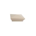 4" X 4" Neptune Style Vinyl Post Cap for Vinyl Fence and Railing (Khaki)