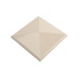 4" X 4" Neptune Style Vinyl Post Cap for Vinyl Fence and Railing (Khaki)