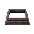 4" x 4" Vinyl Post Skirt for Vinyl Fence and Railing (Antique Brown)
