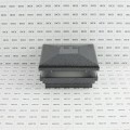 4" Sq. Neptune Solar LED Lighted Vinyl Post Cap for Vinyl Fence and Railing (Antique Gray)