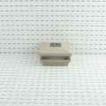 4" Sq. Neptune Solar LED Lighted Vinyl Post Cap for Vinyl Fence and Railing (Khaki)