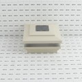 3.625" Sq. Cape May Solar LED Lighted Vinyl Post Cap for Vinyl Fence and Railing (Almond)