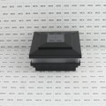 3.625" Sq. Cape May Solar LED Lighted Vinyl Post Cap for Vinyl Fence and Railing (Hammertone Black)