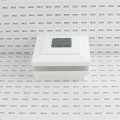 4" Sq. Cape May Solar LED Lighted Vinyl Post Cap for Vinyl Fence and Railing (White)