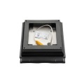 3.625" Sq. Neptune Low Voltage LED Lighted Post Cap - Hammertone Black 1484-LED-HB-3K