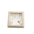 4" Sq. Neptune Low Voltage LED Lighted Vinyl Post Cap for Vinyl Fence and Railing (Cool White) Almond