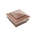 3.625" Sq. Cape May Low Voltage LED Lighted Vinyl Post Cap for Vinyl Fence and Railing (Cool White) Antique Copper
