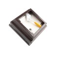 4" Vinyl Post Cap for Vinyl Fence and Railing (Beige)