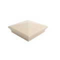 5X5 Neptune Style Vinyl Post Cap for Vinyl Fence and Railing (Almond)