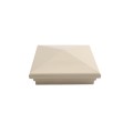 5X5 Neptune Style Vinyl Post Cap for Vinyl Fence and Railing (Almond)