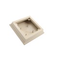5X5 Neptune Style Vinyl Post Cap for Vinyl Fence and Railing (Almond)