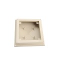 5X5 Neptune Style Vinyl Post Cap for Vinyl Fence and Railing (Almond)