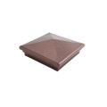 5X5 Neptune Style Vinyl Post Cap for Vinyl Fence and Railing (Antique Copper)