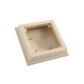 5X5 Neptune Style Vinyl Post Cap for Vinyl Fence and Railing (Beige) (simple6)