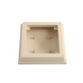 5X5 Neptune Style Vinyl Post Cap for Vinyl Fence and Railing (Beige) (simple6)