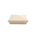 5X5 Neptune Style Vinyl Post Cap for Vinyl Fence and Railing (Beige)