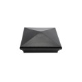 5X5 Neptune Style Vinyl Post Cap for Vinyl Fence and Railing (Hammertone Black)