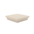 5X5 Neptune Style Vinyl Post Cap for Vinyl Fence and Railing (Khaki)