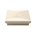 5.625" Neptune Style Vinyl Post Cap for Vinyl Fence and Railing (Almond) (simple6)