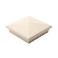 5.625" Neptune Style Vinyl Post Cap for Vinyl Fence and Railing (Almond) (simple6)