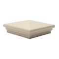 5.625" Neptune Style Vinyl Post Cap for Vinyl Fence and Railing (Almond) (simple6)
