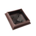 5.625" Neptune Style Vinyl Post Cap for Vinyl Fence and Railing (Antique Copper)
