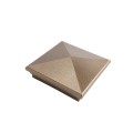 5.625" Neptune Style Vinyl Post Cap for Vinyl Fence and Railing (Antique Gold)