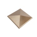 5.625" Neptune Style Vinyl Post Cap for Vinyl Fence and Railing (Antique Gold)