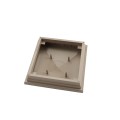 5.625" Neptune Style Vinyl Post Cap for Vinyl Fence and Railing (Khaki)
