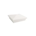 5.625" Sq. Neptune Style Vinyl Post Cap for Vinyl Fence and Railing (White)