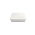 5.625" Sq. Neptune Style Vinyl Post Cap for Vinyl Fence and Railing (White)