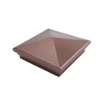 6X6 Neptune Style Vinyl Post Cap for Vinyl Fence and Railing (Antique Copper)