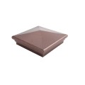 6X6 Neptune Style Vinyl Post Cap for Vinyl Fence and Railing (Antique Copper)
