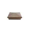 6X6 Neptune Style Vinyl Post Cap for Vinyl Fence and Railing (Antique Gold)