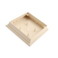 6X6 Neptune Style Vinyl Post Cap for Vinyl Fence and Railing (Beige)