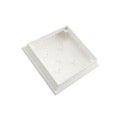 6X6 Neptune Style Vinyl Post Cap for Vinyl Fence and Railing (White)