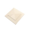 5X5 Cape May Style Vinyl Post Cap for Vinyl Fence and Railing (Almond)