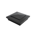 5X5 Cape May Style Vinyl Post Cap for Vinyl Fence and Railing (Hammertone Black)