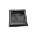 5X5 Cape May Style Vinyl Post Cap for Vinyl Fence and Railing (Hammertone Black)