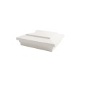 5" x 5" Cape May Style Vinyl Post Cap for Vinyl Fence and Railing (White)