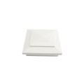 5" x 5" Cape May Style Vinyl Post Cap for Vinyl Fence and Railing (White)