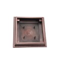 5.625" Cape May Style Vinyl Post Cap for Vinyl Fence and Railing (Antique Copper)