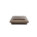 5.625" Cape May Style Vinyl Post Cap for Vinyl Fence and Railing (Antique Gold)