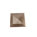 5.625" Cape May Style Vinyl Post Cap for Vinyl Fence and Railing (Antique Gold)